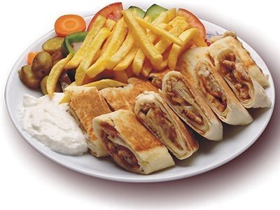 وجبة شاورما  دجاج دبل